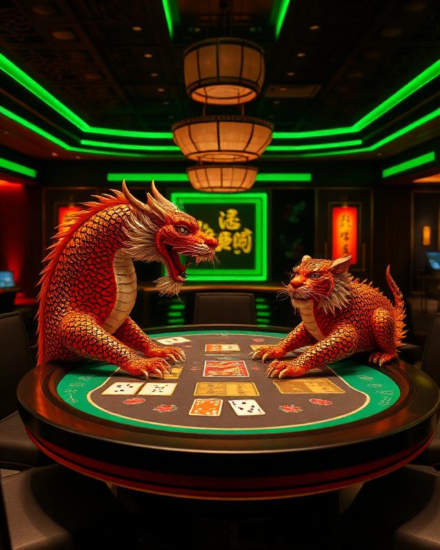 Dragon Tiger live dealer table